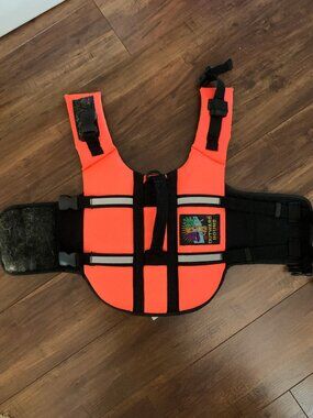Outward hound small dog puppy life jacket preserver water safety boating swim